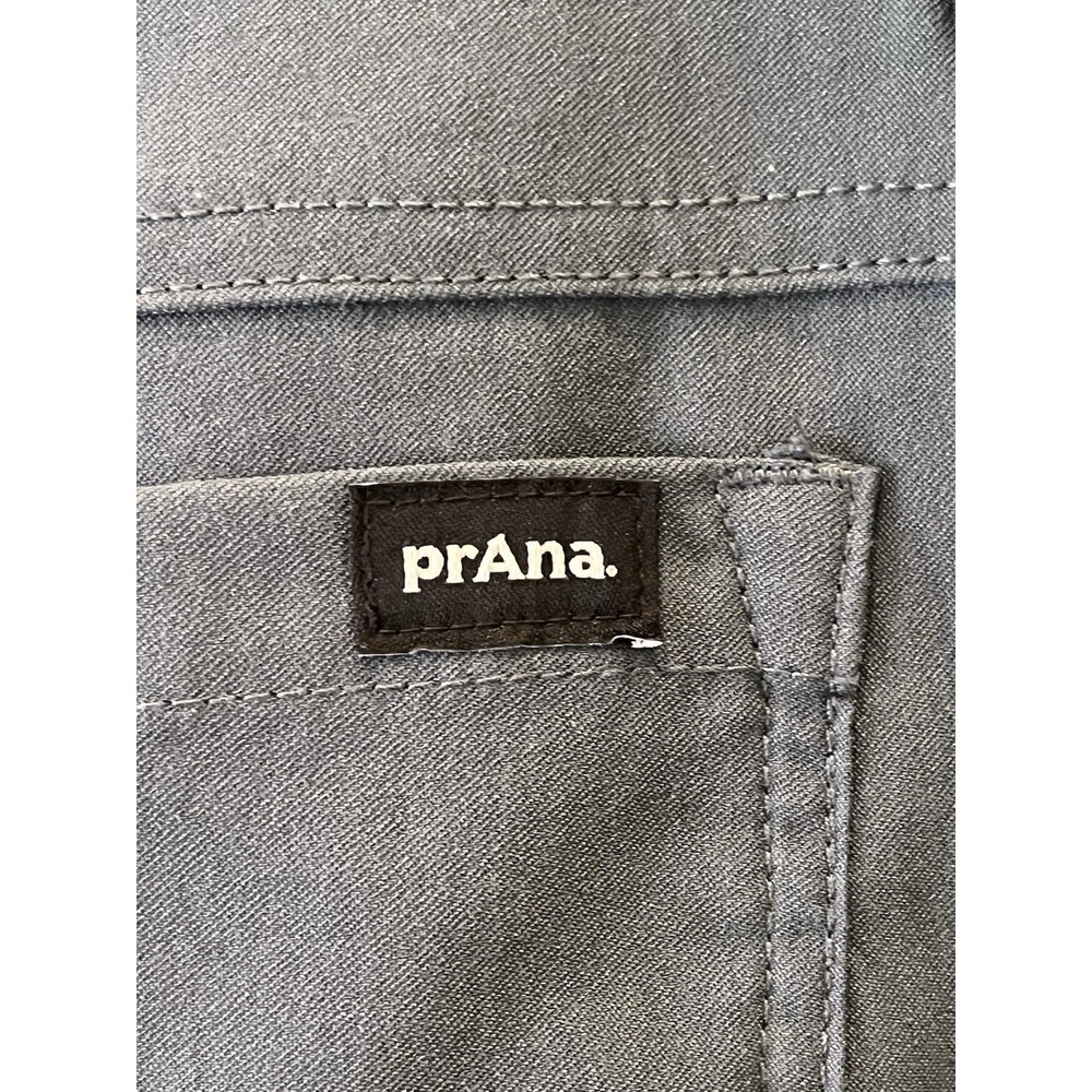 Prana Brion II Slim Fit Pant Men's 38x32 Blue Gray Hiking Stretch Chino 1965551 - Picture 3 of 8